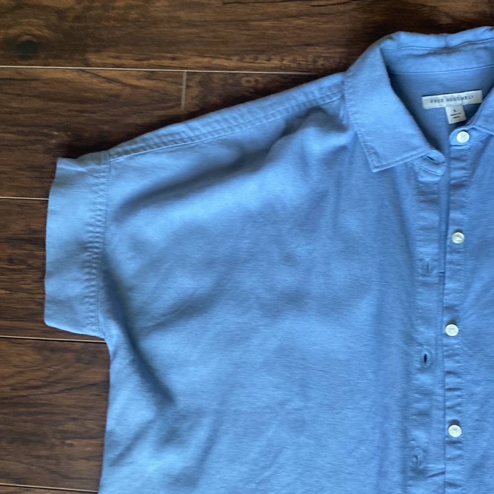 Free assembly chambray button down - Picture 2 of 4